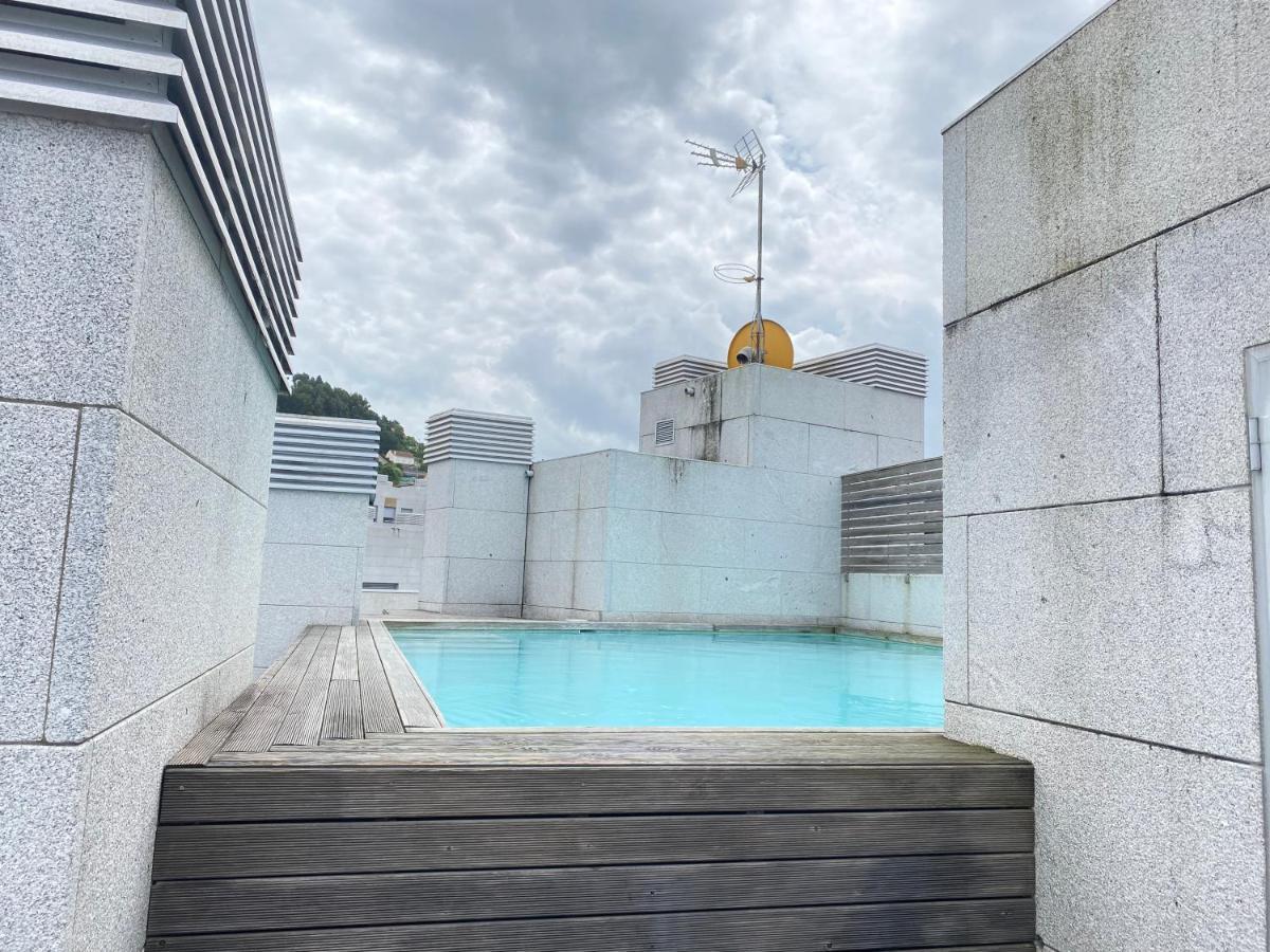 Apartamento Con Piscina Apartamento Vigo Exterior foto